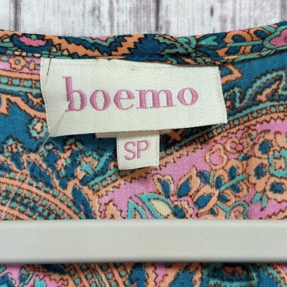 Anthropologie/Boemo Paisley Boho Tiered Maxi Dress - Picture 6 of 9